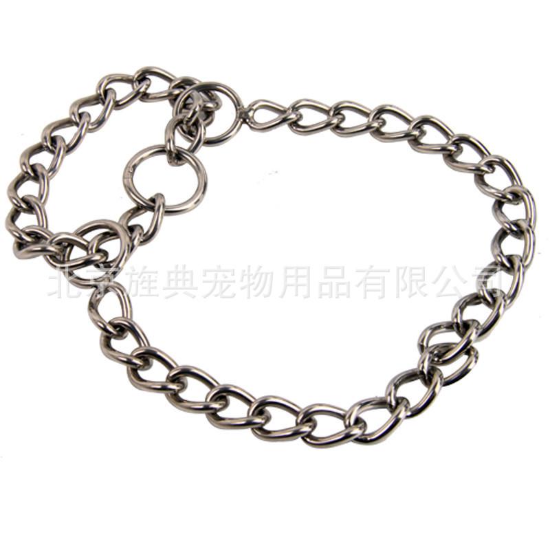 

Полуконтрольный выдвижной ошейник и поводок из нержавеющей стали с цепью, устойчивой к укусам, для крупных собак Stainless Steel