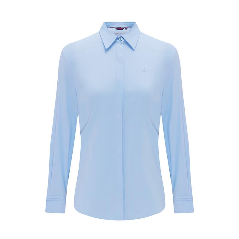 Navigare Women's Solid Long-Sleeve Commuter Shirt