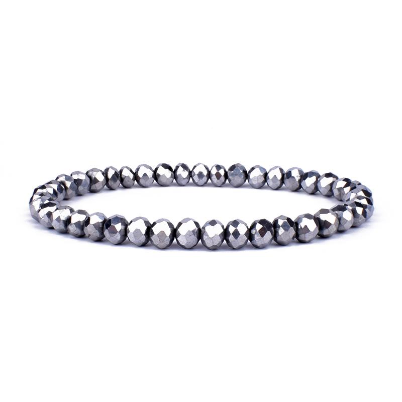 Mini Geslepen Kristal Armband Dames Luxe Kralen Dames Armband Mode 6/8mm 41kleur Kristallen Kralen Armband Vriendschap Sieraden