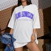 Women Oversized T Shirt Short Sleeve Street Fashion Los Angeles California USA Loose Breathable Hip Hop Streetwear Top