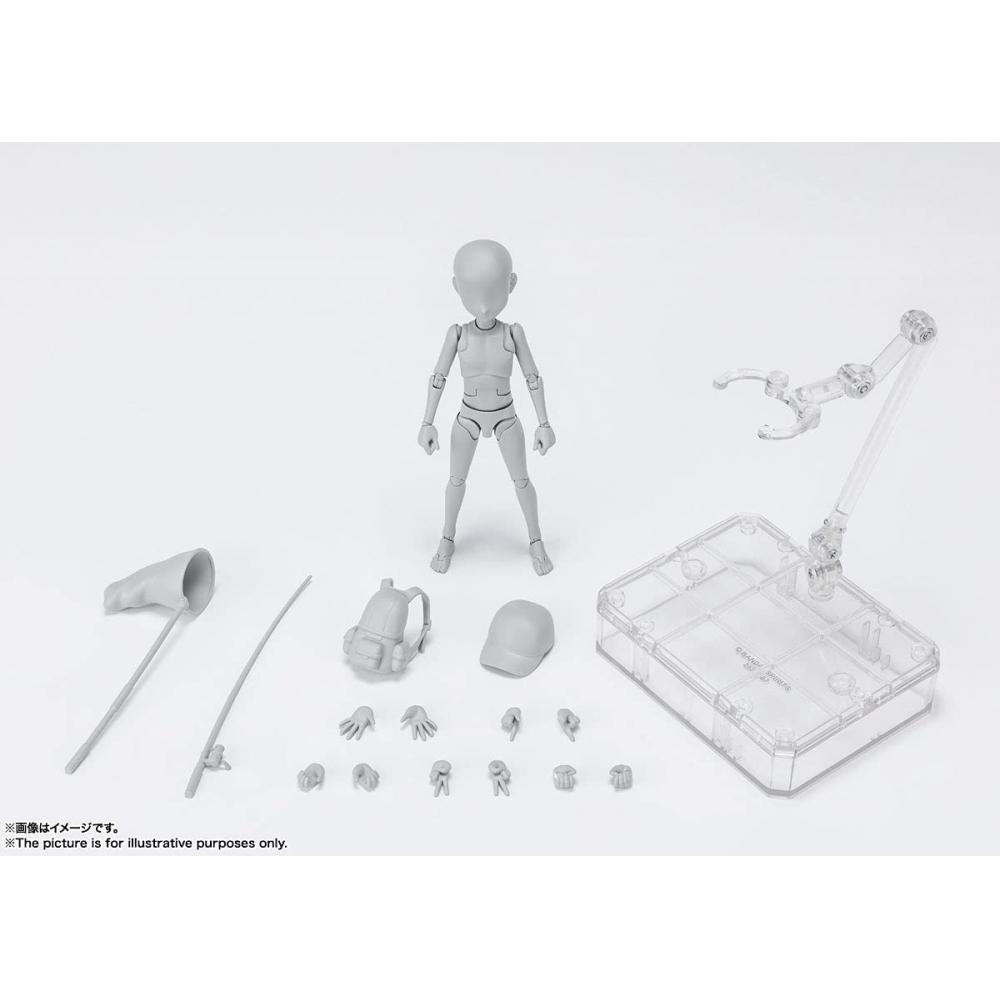 SHFiguarts Body-kun -Ken Sugimori- Edycja DX SET (Szary kolor wer.) Około. 130mm PVC&ABS ruchoma figurka BAS62102