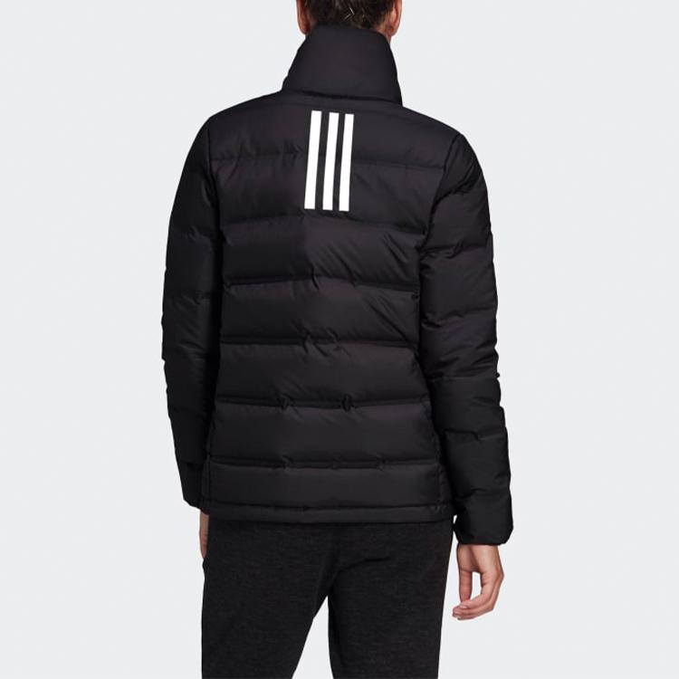 adidas Women's Black Stand Collar Down Jacket DZ1505