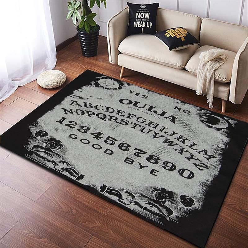 Ouija-Brett, großer Teppich für Wohnzimmer, Teppich, Schlafzimmer, Badematte, weicher Teppich, Heimdekoration