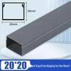Aluminum Square Wire Trunking with Concealed Metal Clip Cover