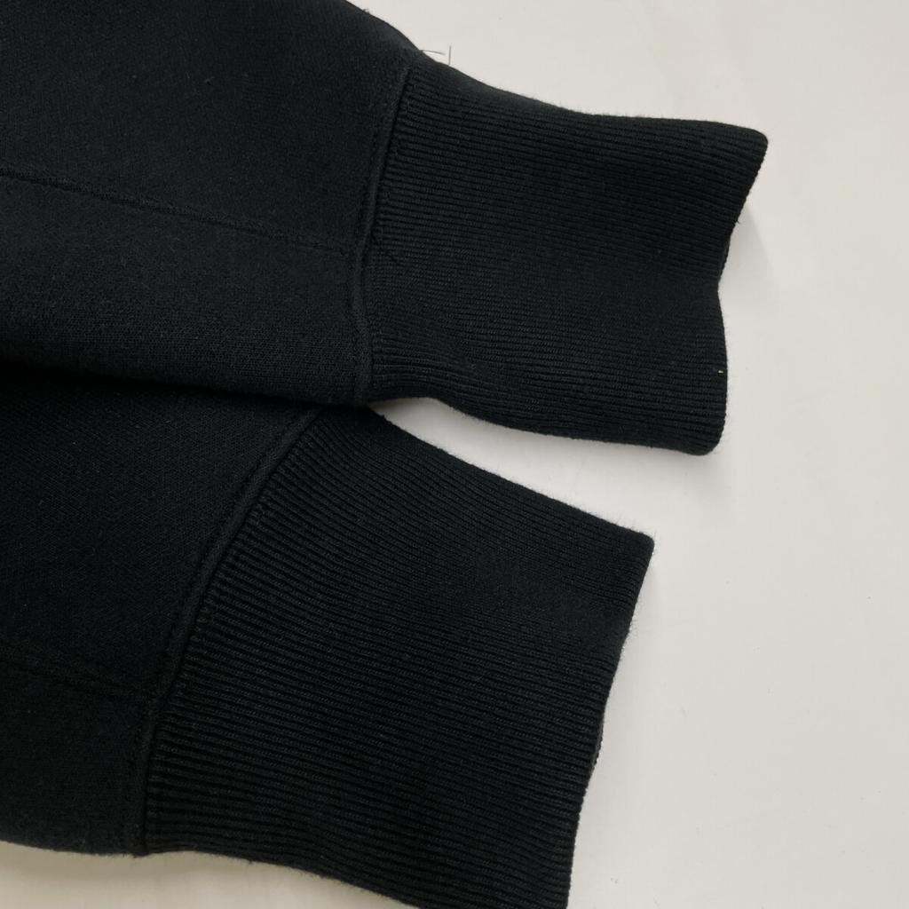 sacai SCW-070 Sponge Sweat X Ma-1 Zip Hoodie tops 1 NavyUsed