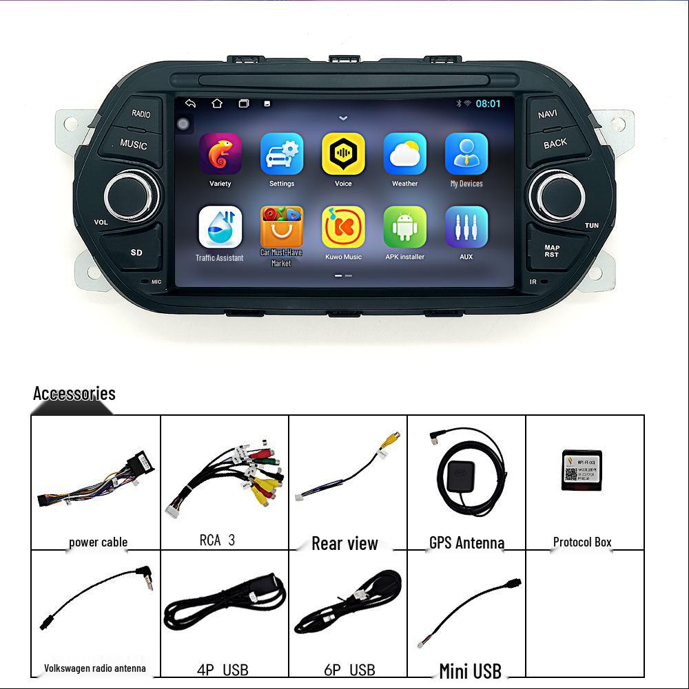 2005-2017 Fiat EGEA Android Touchscreen Navigation System