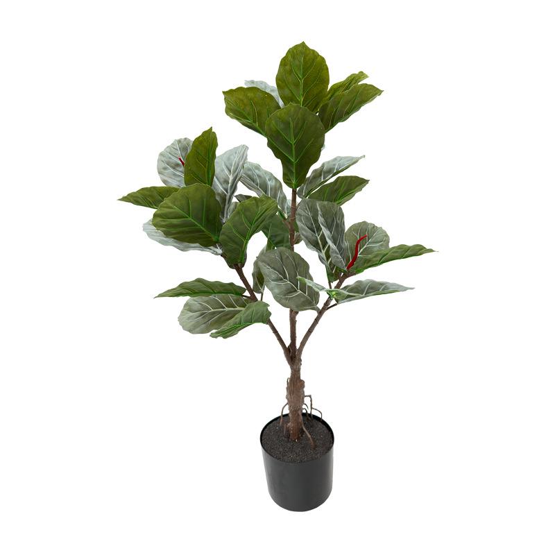 Artificial Green Plant Bonsai: Black Swan Fake Potted Tree for Indoor Decoration