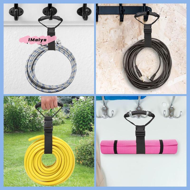 M-Heavy-Duty Storage Strap with Hook And Loop - Cord Carrying Hanger And Organizer with Handle for Pool Hoses Garden Hoses