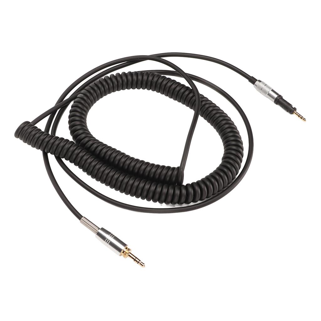 Headphone Coiled Cable HiFi 3.5mm To 2.5mm Stereo Sound Coiled Cable for Sennheiser HD6 HD7 HD8