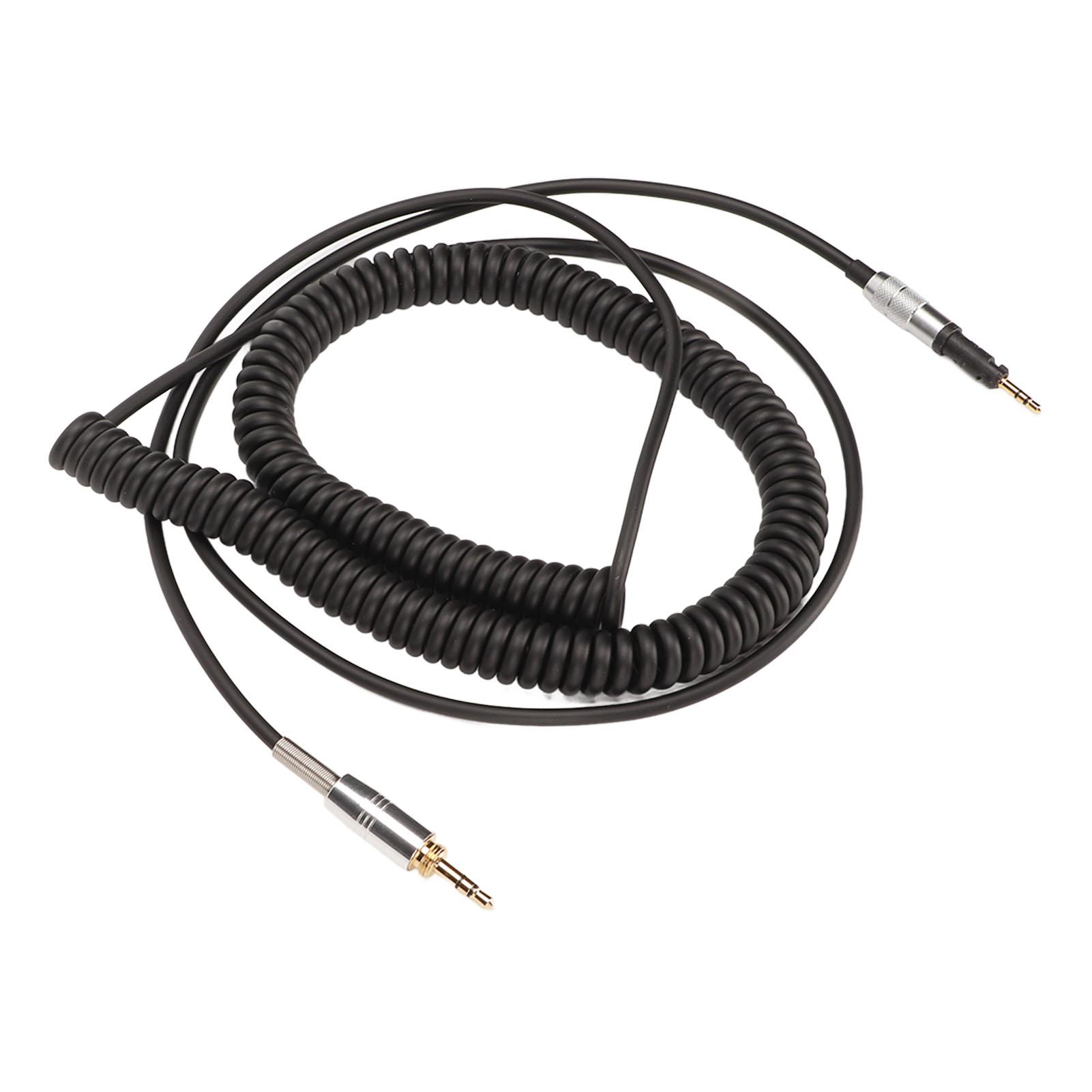 

Headphone Coiled Cable HiFi 3.5mm To 2.5mm Stereo Sound Coiled Cable for Sennheiser HD6 HD7 HD8 HD515 HD518 HD558 HD598