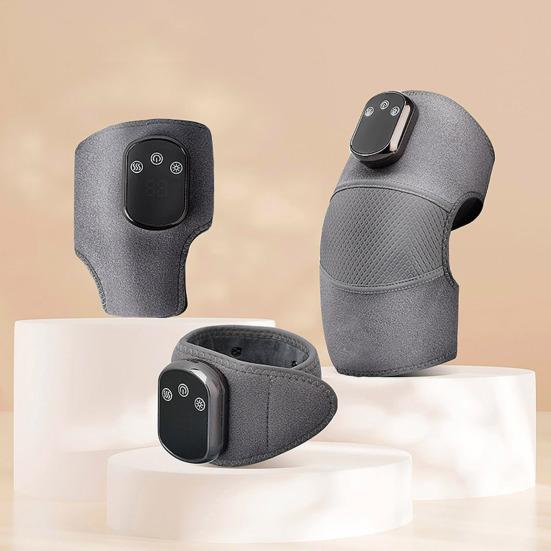 Electric Heated Wrist Massager with 3 Modes & 5 Heat Settings USB Rechargeable Hand Therapy Wrap Portable Soothing Wrist Massage Tool