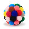 Pet Toy Sound Ball Colorful Plush Self-Hi Relieving Boredom Resistant Grinding Teeth Dog Toy Ball Cat and Dog Supplies