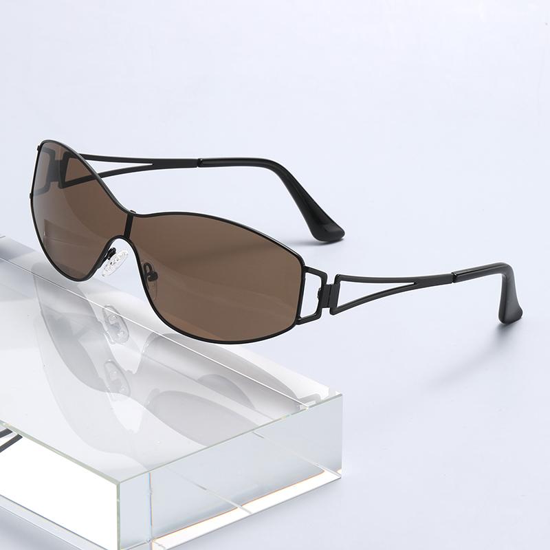 Y2K Trendy Wraparound Sunglasses For Men Women Fashionable UV Protection Outdoor Cycling Goggles 2530