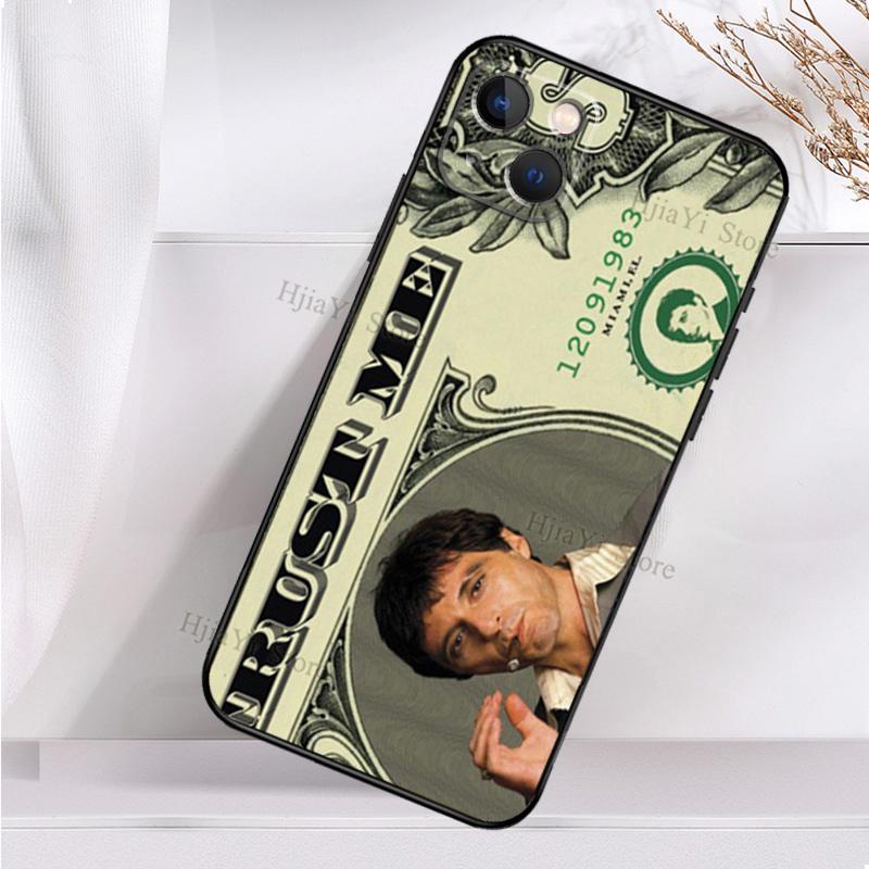 Pouzdro Scarface Al Pacino Tony Montana pro iPhone 13 12 11 14 Pro XS Max X XR 7 8 Plus SE2 12 13 Mini Zadní kryt Telefon