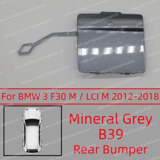 Rear Bumper Tow Hook Cover For BMW 325i 328i 330i F30 M-Sport Sedan 2013-2018