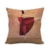 Elegant And Charismatic Dancer Series Digital Printing Short Plush Pillow Covers For Car Sofa Office Cushion Cover Home Goods