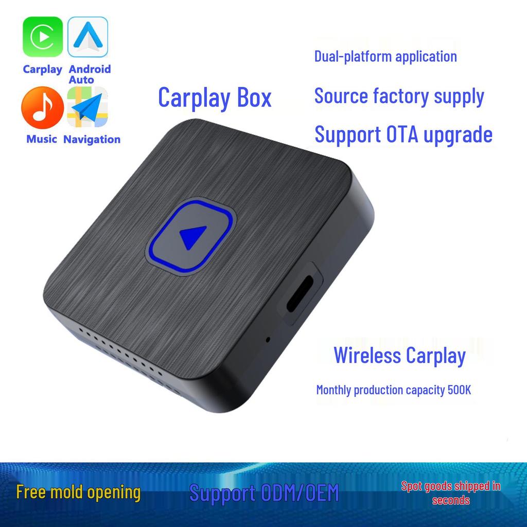 2025 Cross-Border 2-in-1 Wireless CarPlay & Android Auto Adapter