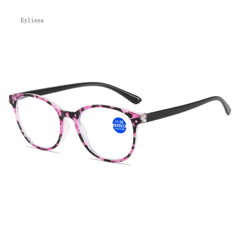 Ultralight Red Leopard Print Reading Glasses Women Men Round Glasses Frames For Read Female Fashion Vintage Clear Eyeglasses