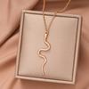 Dainty Serpents Neck Chain Jewelry Distinctive Gold/Silver Snake Pendant Necklace Neckchain Charm for All Occasion