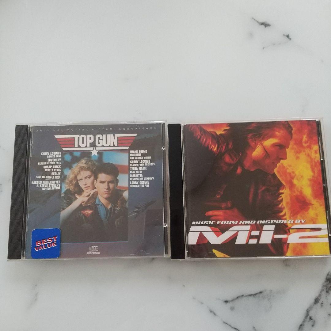 

[USED] TOP GUN Soundtrack & Mission Impossible 2 Used CD Tom Cruise