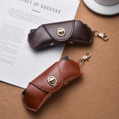 Hanging Neck Sunglasses Case Leather Soft Sunglasses Glasses Clip  Eyeglasses Accessories
