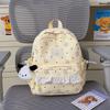 Schoolbag Japanese Lolita Style Lace Bow Lace Backpack Cute Girlfriend Style Shopping Trip Small Backpack