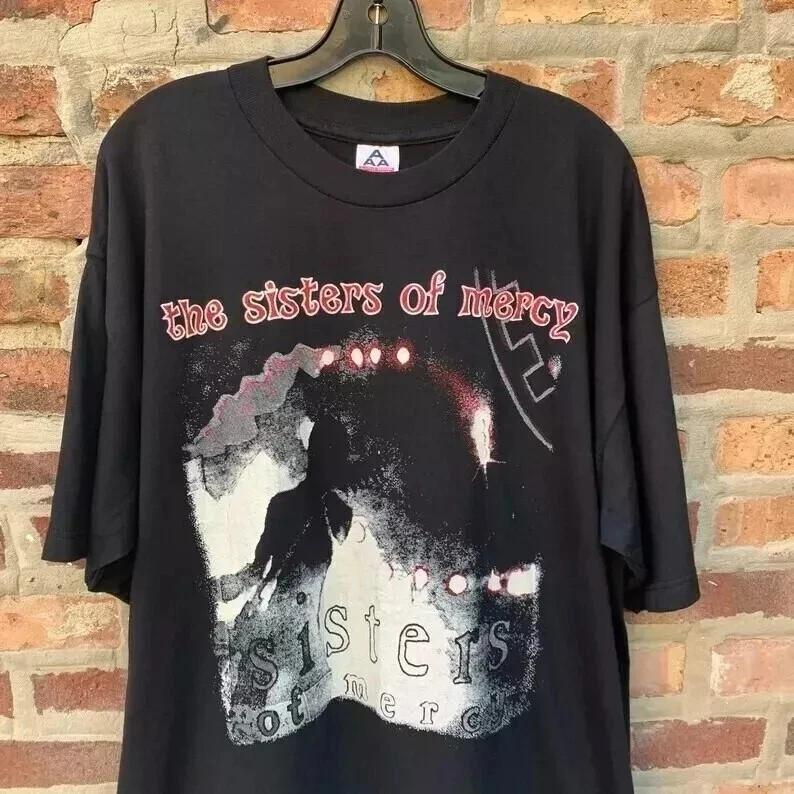 The Sisters Of Mercy Band Black Short Sleeve T-shirt Reprint tee NH26729