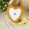 LED Night Lights Wireless Light Control Sensor Mini Heart-shaped EU US Plug Night Light Living Room Bedroom Bedside Lamp