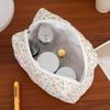 Polyester Makeup Storage Bag With Zipper For Women And Men Daily Use