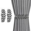 2Pcs Creative Curtain Rope Buckles Decorative Curtain Tiebacks Spring Drape Holder Clip for Home Office Decoration J0MC