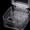 6/16Grids Dental Tooth Storage Box With Film Membrane Denture Molar Braces Box