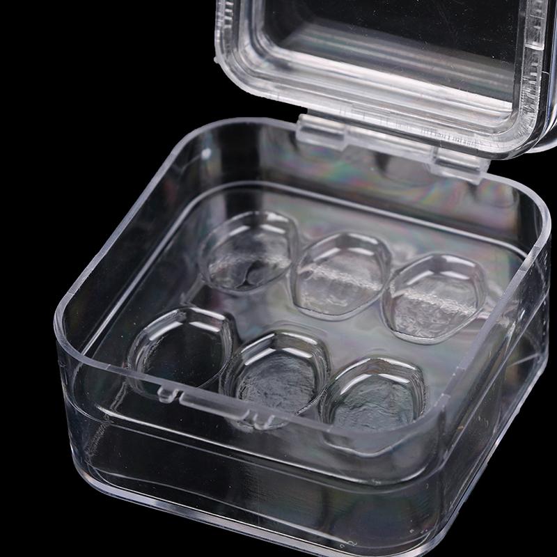 6/16Grids Dental Tooth Storage Box With Film Membrane Denture Molar Braces Box