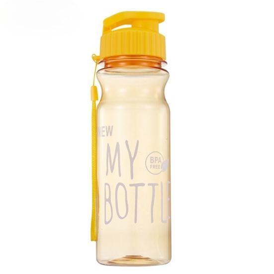 650ML Lovely Large Capacity Leak-proof Lightweight Fitness Sport Water Container with Lanyard Outdoor Supply Drink Bottle