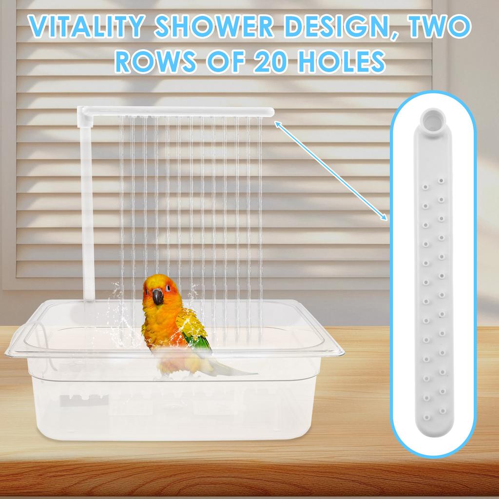 Kuş Banyosu Otomatik Küvet Kuşlar İçin Papağanlar Dolaşan Su Muhabbet Kuşu USB Elektrikli Küvet Duş Fıskiyesi Papağan malzemeleri
