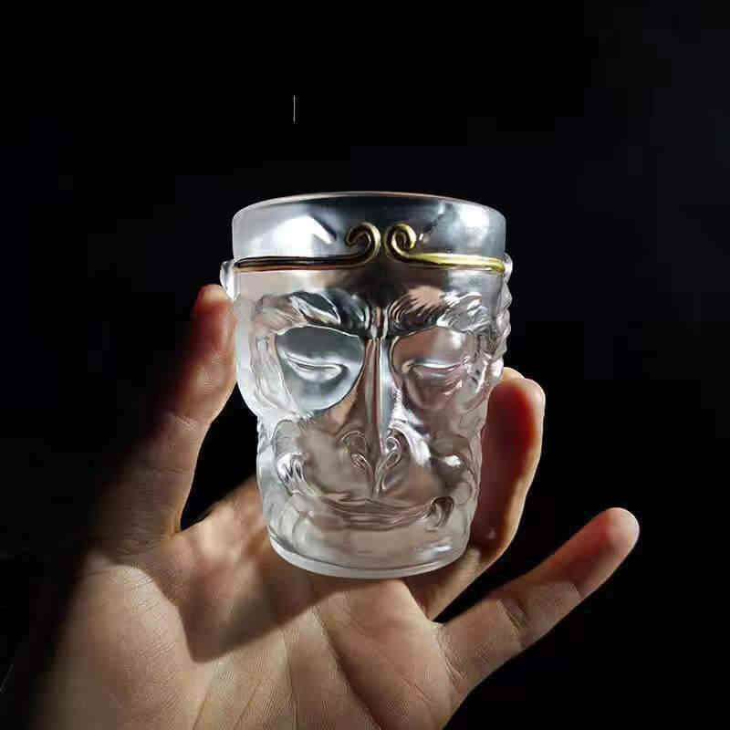 

Black Myth Wukong Whiskey Glasses Cup Crystal Glass Cup Tea Cup Juice Glass Beer Cups Breakfast Mug Drinkware Creative Glass 120ml