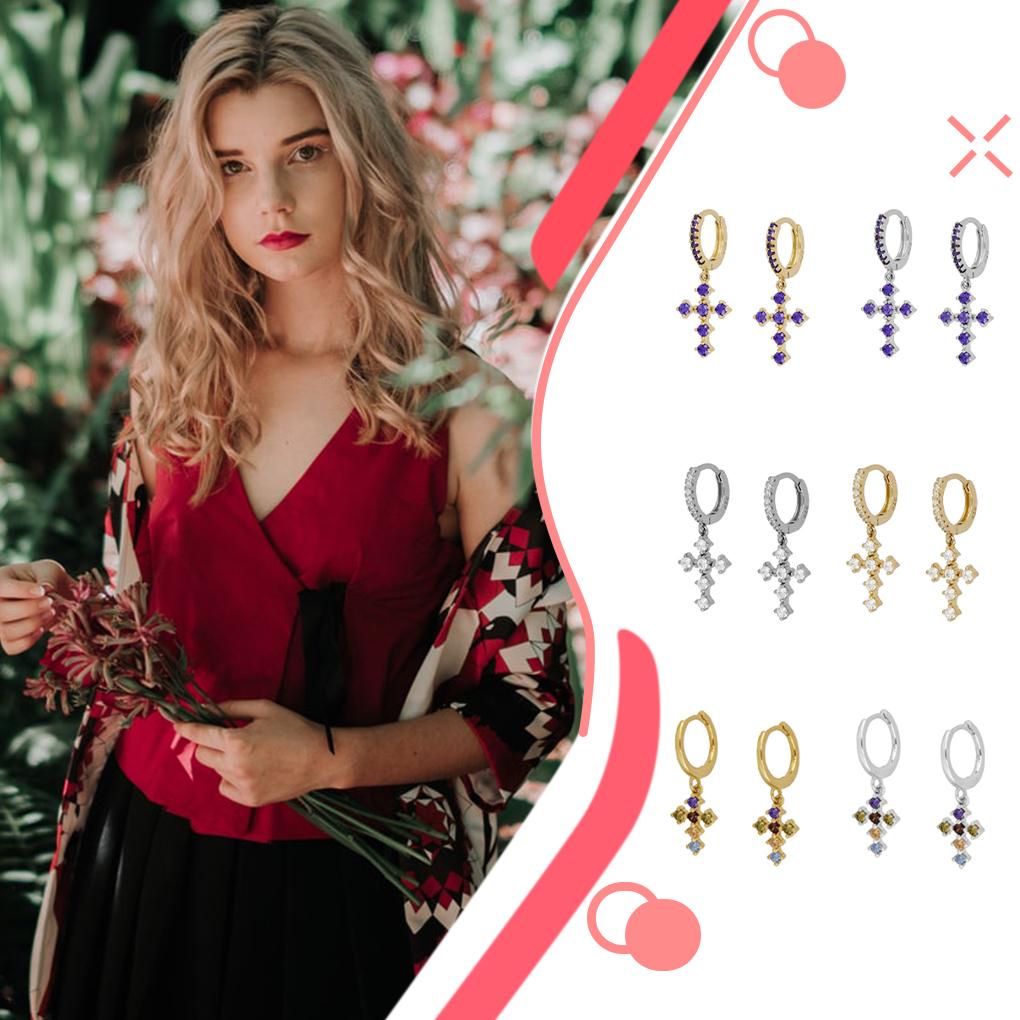 2pcs Earring Hoop Ins Earrings Metal Hypoallergenic Vintage Leisure Casual Jewelry Finding Daily Commute Parties