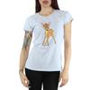 Bambi Klassisches Heather-T-Shirt für Damen/Damen