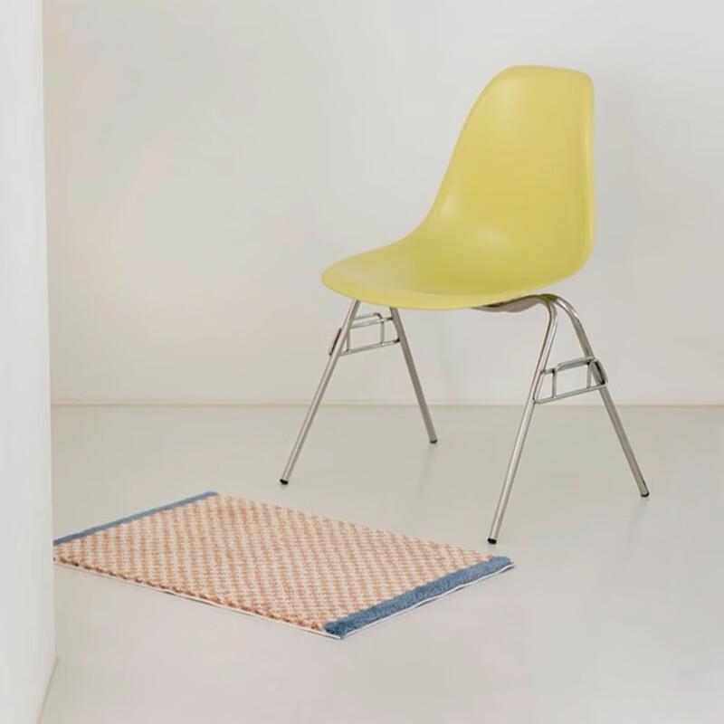 OEING Ins Style Korean Plaid Absorbent Bathroom Mat
