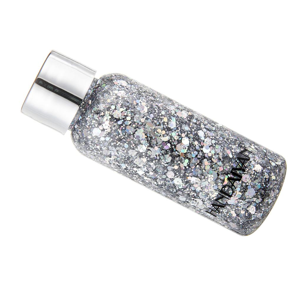 Body Facial Glitters Scales Sequins Lotion For Festival Face Makeup, Body, Hair