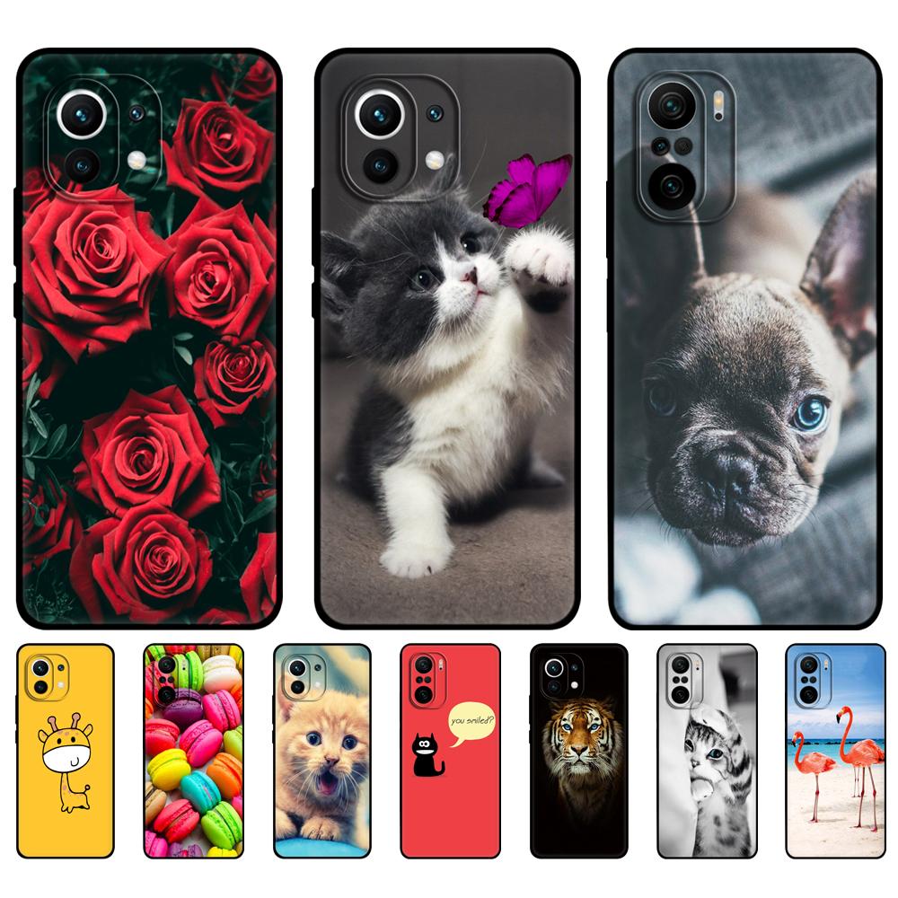 For Xiaomi Mi 11 | Mi 11 Lite 5G NE 4G | Mi 11i Case Back For Xiaomi Mi 11 Ultra Phone Cover Silicon Funda Black Tpu Case