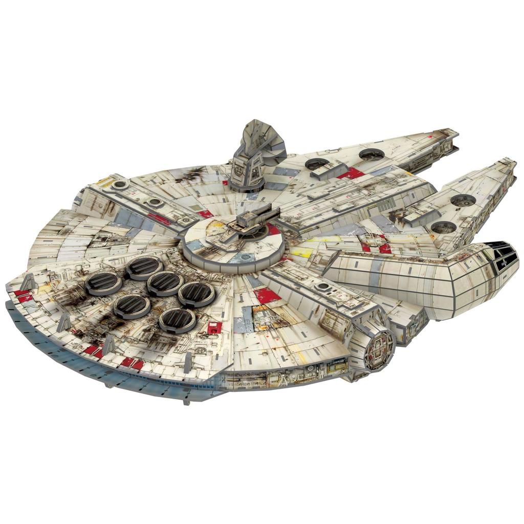 4D Cityscape Star Wars 3D Paper Model Kit (Millennium Falcon)