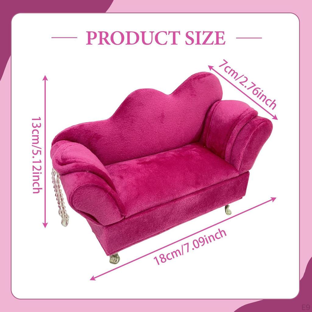 Decorative Jewelry Box for Sofa, Trinket Box, Organizer, Display Case Brooches,