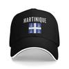 Martinique Flag Baseball Cap  Female Male Custom DIY Trucker Hat Summer Y2k Funny Outdoor Sports Adjustable Baseball Caps