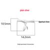 Sterling Silver 3D Bamboo Joint & Leaf Beading Accessories for DIY Bracelets and Necklaces