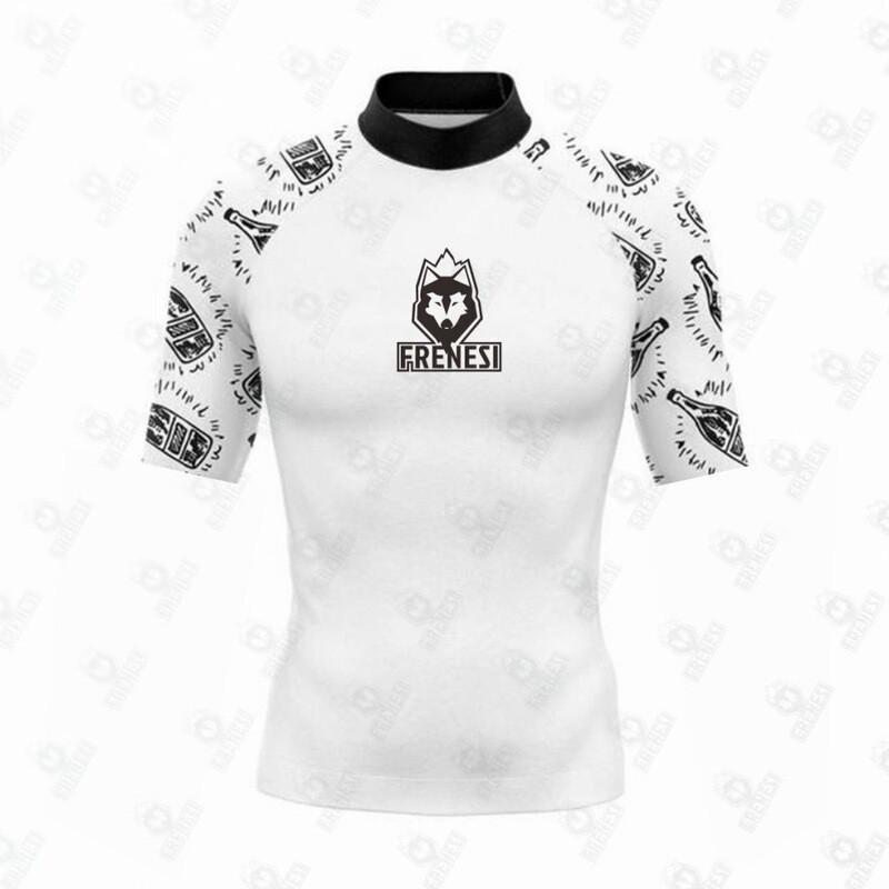 Rash Guard a Maniche Corte da Uomo con Protezione UV Costumi da Bagno Sport Acquatici Surf Subacquea Asciugatura Rapida Vestibilità a Compressione