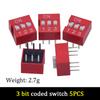 LIZAO DIP Switch Assorted Kit 1/1/1/1/1/6/7/8/11 Position 1.11mm Red Switches 1PCS Each