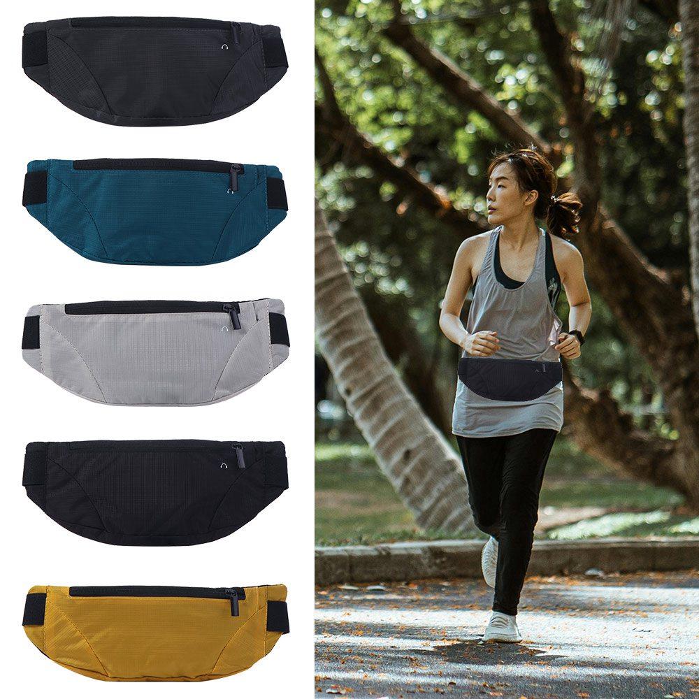 Waterproof Marathon Running Bag Three-section Sports Phone Bag Running Waist Bags  Fanny Phone Pack