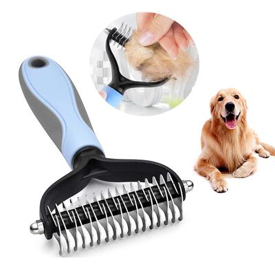 Brosse professionnelle de démêlage pour animaux de compagnie, épilateur de poils de chien, coupe-noeud de fourrure pour animaux de compagnie, peigne pour chiot et chat, fournitures de toilettage pour chiens