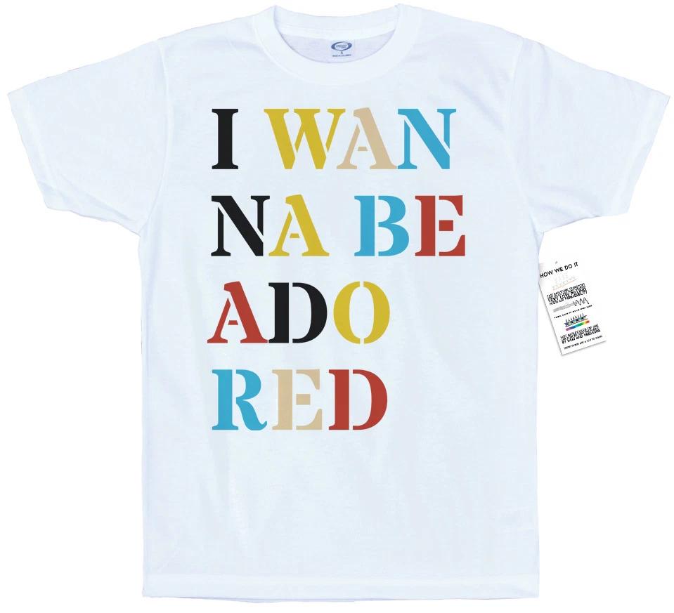 I Wanna Be Adored T Shirt Artwork, The Stone Roses Inspired L