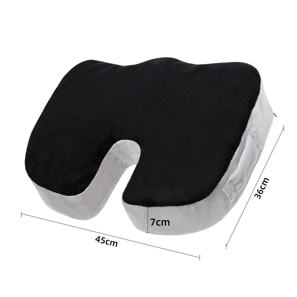 Comfortable breathable seat cushion, U-shaped design wave sponge massage cushion can relieve buttock pressure/coccyx pain